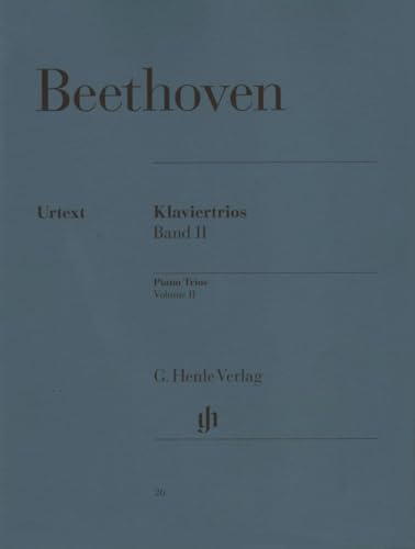 Klaviertrios Bd 2. Violine, Violoncello, Klavier: Instrumentation: Piano Trios (G. Henle Urtext-Ausgabe) von HENLE